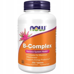Now Vitamin B-Complex | 250 tabletek