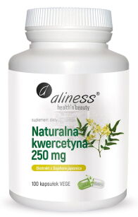 Aliness Naturalna kwercetyna 250 mg | 100 vege kaps