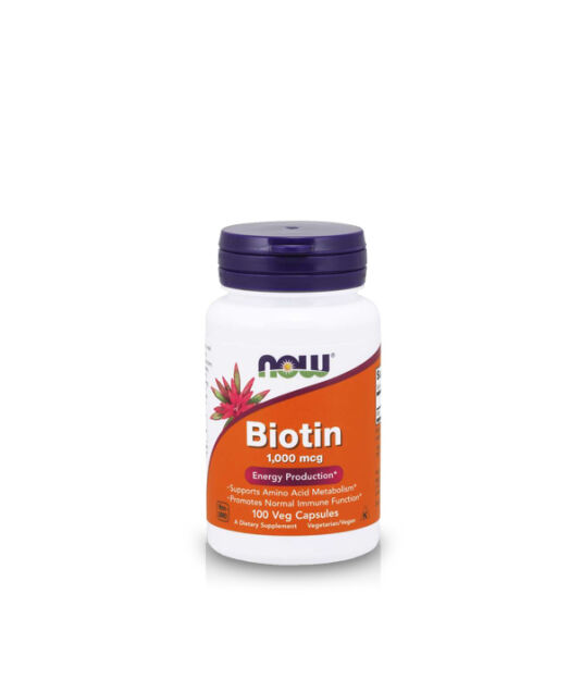 Now Foods Biotin 1000mcg | 100 kaps. 