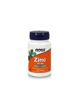 Now Foods Zinc Gluconate 50 mg | 100 tabl. 