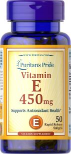 Puritan's Pride Vitamin E-1000 | 50 softgels
