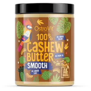 Ostrovit 100% Cashew Butter smooth - masło z nerkowca | 1000g