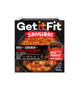 Joyfood Get It Fit Samuraj - Kurczak z ryżem i sosem azjatyckim | 420g