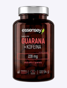 Essensey Guarana + Kofeina | 90 kapsułek