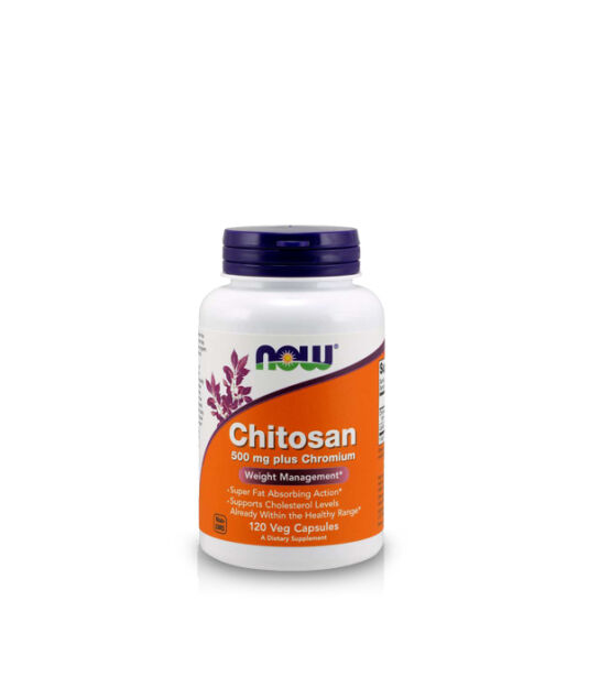 Now Foods Chitosan 500mg Plus Chromium | 120 vcaps 