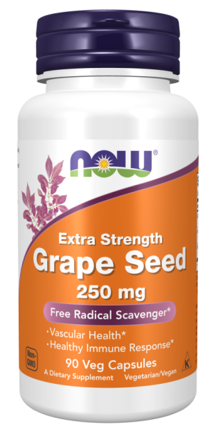 Now Grape Seed Extra Strenght 250mg | 90 vcaps