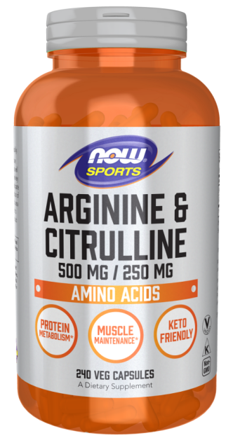 Now Arginine & Citrulline | 240 vcaps
