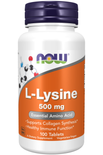 Now Foods L-Lysine 500mg | 100 tabs