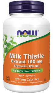 Now Foods Silymarin Milk Thistle Extract 150 mg | 120 vcaps