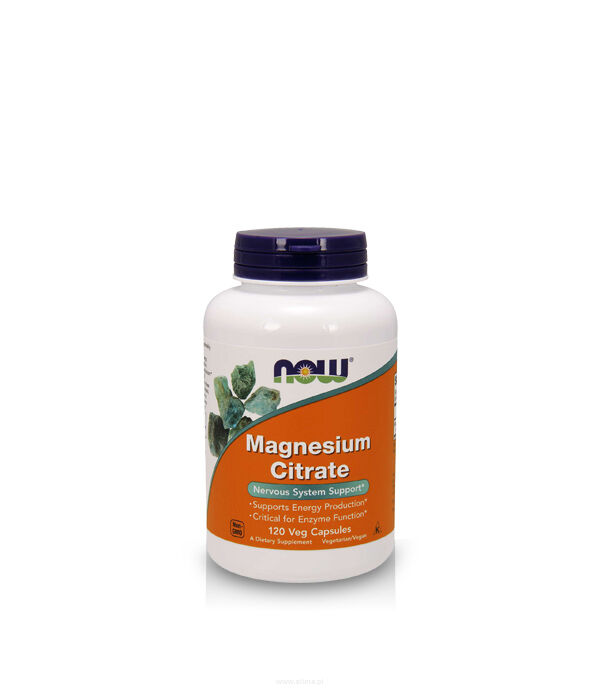 Now Foods Magnesium Citrate 400mg |120 vcaps