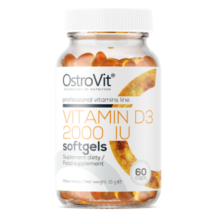 OstroVit Vitamin D3 2000 60 softgels