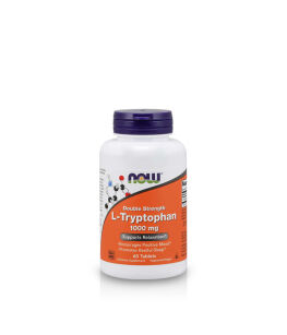 Now Foods L-Tryptophan Double Strength 1000mg | 60 tabl. 
