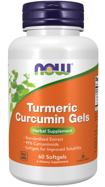Now Foods Turmeric Curcumin Gels | 60 softgels