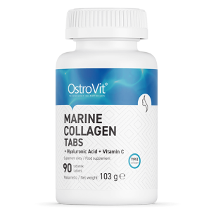 Ostrovit Marine Collagen + Hyaluronic Acid + Vitamin C | 90 tabletek