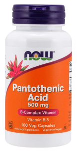 Now Foods Pantothenic Acid 500mg | 100 vcaps