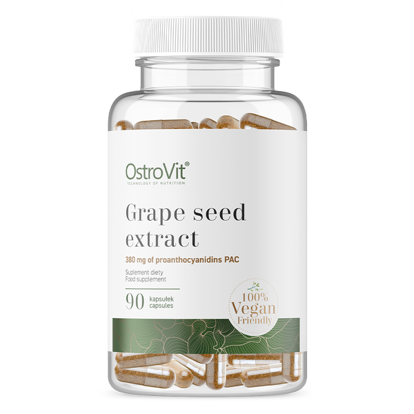 Ostrovit Grape Seed Extract Vege z pestek winogron | 90 kapsułek