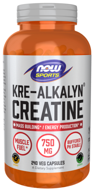 Now Kre Alkalyn Creatine 750mg | 240 kaps.