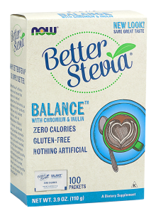 Now Better Stevia with Chromium & Inulin | 100 saszetek