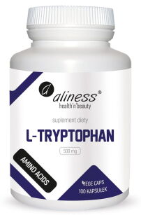 Aliness L-Tryptophan 500mg | 100 vege kapsułek