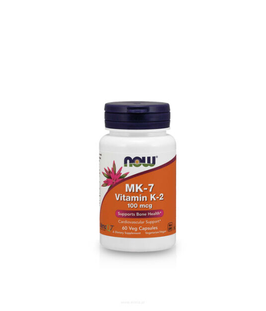 Now Foods Vitamin K2 MK7 100 mcg 60 vcaps