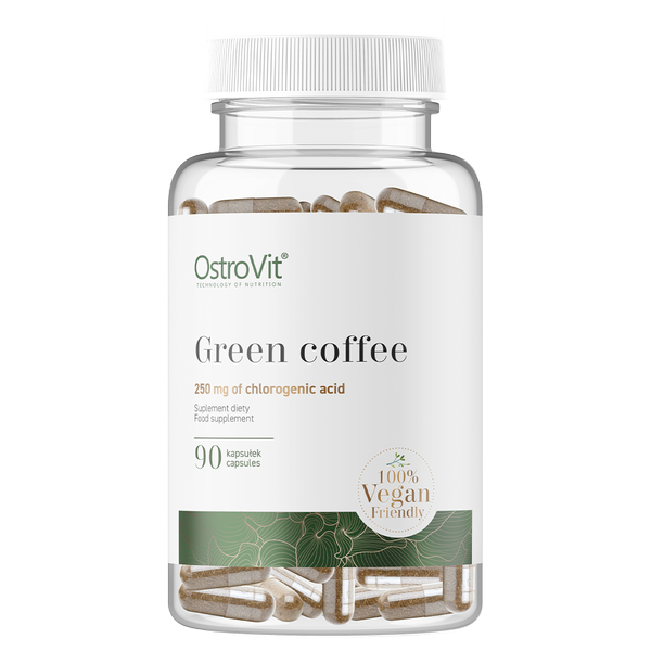 Ostrovit Green Coffee Vege ekstrakt z zielonej kawy | 90 vcaps.
