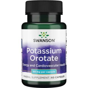 Swanson Potassium Orotate 99mg | 60 kapsułek