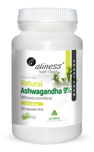 Aliness Natural Ashwagandha 580mg 9% | 100 vege caps