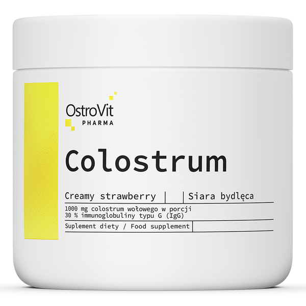 Ostrovit Pharma Colostrum | 100g truskawka
