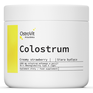 Ostrovit Pharma Colostrum | 100g truskawka