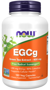 Now Foods EGCG Green Tea Extract 400mg | 180 kapsułek