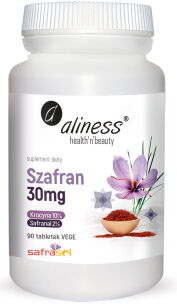 Aliness Szafran Safrasol 2%/10% 30 mg | 90 tabletek vege