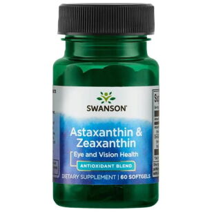 Swanson Astaxanthin Zeaxanthin | 60 softgels