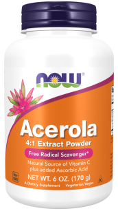 Now Foods Acerola 4:1 Extract Powder | 170g