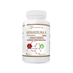 Progress Monakolina K + Prebiotyk | 60 vcaps
