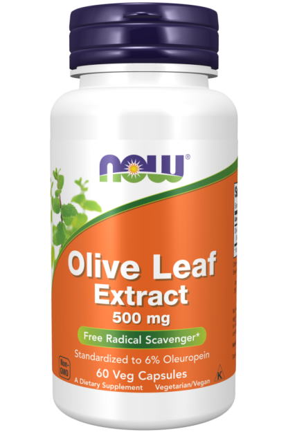Now Foods Olive Leaf Extract 500mg | 60 kapsułek