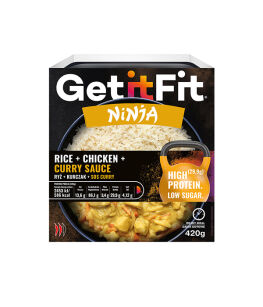 Joyfood Get It Fit Ninja - Kurczak z ryżem w sosie curry | 420g