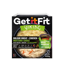 Joyfood Get It Fit Viking - Kurczak z kaszą bulgur i sosem musztardowym | 420g