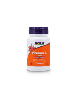 Now Foods Vitamin A 25000 IU | 100 softgels