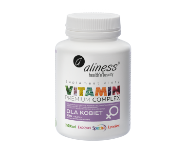 Aliness Premium Vitamin Complex dla kobiet | 120 tabletek VEGE